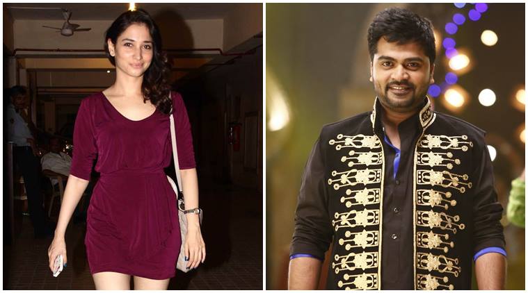 Image result for tamanna with Simbu in AAA
