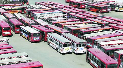 Ahmedabad: Municipal Tansport  Service to recruit conductors in place of striking employees - The Indian Express