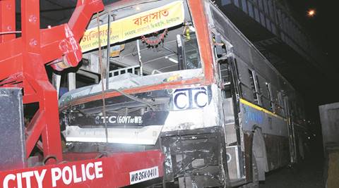 Kolkata: One dead, four injured due to two racing buses | The Indian ... - The Indian Express