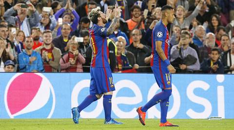 Lionel Messi hat-trick in Barcelona’s rout of  Manchester City in Champions League