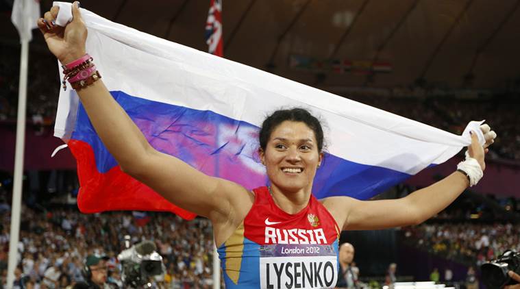 Tatyana Lysenko, Russia doping, Russia doping samples, Russia doping 2012 olympics, russia doping 2012, russia ioc sanctions, ioc sanctions, ioc doping, sports, sports news