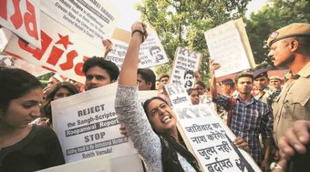 Rohith Vemula suicide: JNU, DU students detained enroute to protest