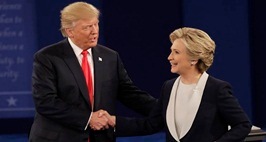 Hillary Clinton accuses Donald Trump of being Vladimir Putin’s ‘puppet’