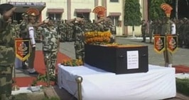 Wreath Laying Ceremony Of Slain Soldier Sushil Kumar Observed