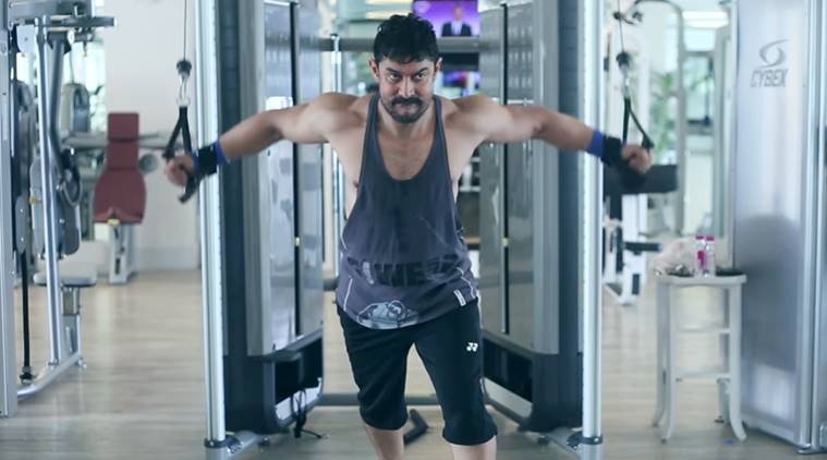Image result for aamir khan working out