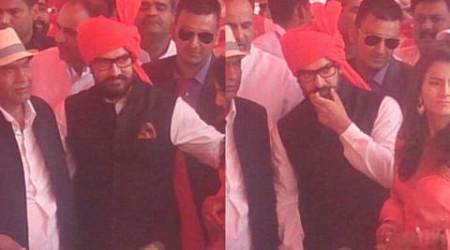 Aamir Khan attends Geeta Phogat's wedding, says Dangal is her gift, see inside pics