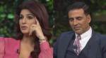 Koffee With Karan 5: Twinkle Khanna's NSFW comments leave Akshay Kumar blushing, watch video Koffee With Karan 5: Twinkle Khanna's NSFW comments leave Akshay Kumar blushing, watch video
