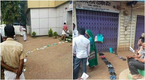 Demonetisation effect: People in Kerala, Raipur have found interesting ways to 'stand' in bank queues! - The Indian Express