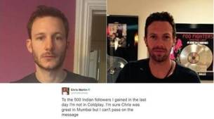 'Not in Coldplay': Thousands of Indian twitterati follow the wrong Chris Martin, and it's hilarious!