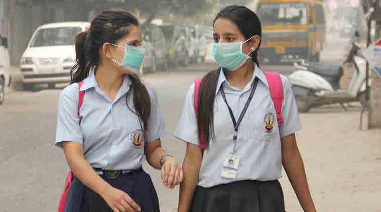 delhi, delhi air pollution, school pollution, delhi school air pollution, AAP, AAP pollution, latest news, latest india news, indian express