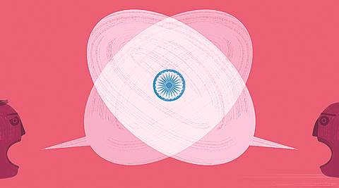 manohar parrikar, defence minister, national security, indian security, New Arthashastra, New Arthashastra launch, book launch, parrikar at bok launch, india nuclear doctrine, security stratergy, what is nuclear doctrine,Nuclear Command Authority, Bernard Brodie, Herman Kahn, Henry Kissinger, Thomas Schelling et al, indian nuclear power, nuclear weapons, indian exprtess column, column