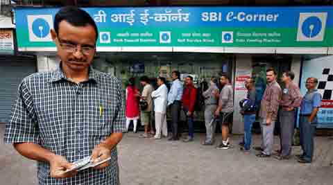 sbi, demonetisation, currency ban, cash crunch, new notes, india news, indian express,