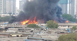 Mumbai: Massive Fire At Furniture Market In Oshiwara
