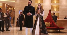 Celebrations at Yuvraj Singh-Hazel Keech Cocktail Party