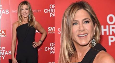 Jennifer Aniston rocks a black jumpsuit worth Rs 3 lakh! - The Indian Express