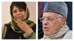 Art 35 A fears unite J&K rivals Mehbooba Mufti, Farooq Abdullahs
