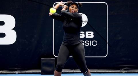 Newly-engaged Serena Williams lands in New Zealand ahead of season opener - The Indian Express