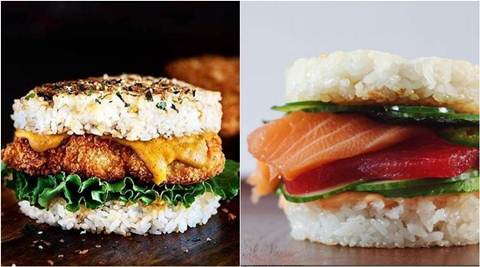 Sushi Burger: This Japanese fusion food trend has foodies going crazy on Instagram - The Indian Express