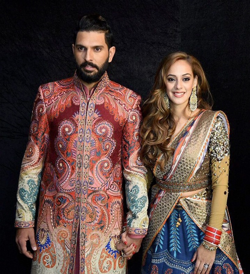 Yuvraj Singh Hazel Keech wedding, Yuvraj Singh reception, Yuvraj Hazel reception, Yuvraj Singh Hazel Keech reception, Yuvraj Singh wife, Hazel keech, hazel Keech photos, Yuvraj Singh Hazel keeche reception photos, India Cricket , Cricket news, Cricket