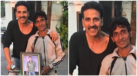 Akshay Kumar's fan comes on cycle all the way from Haridwar to meet him - The Indian Express