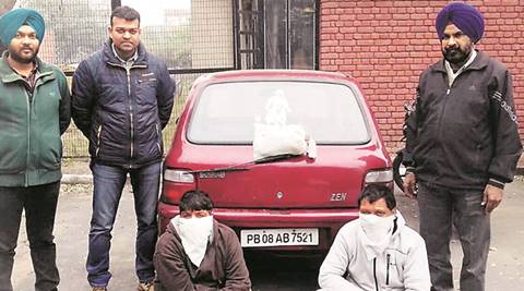 Chandigarh: Two arrested, 2 kg charas seized | The Indian Express - The Indian Express