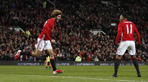 Juan Mata, Marouane Fellaini have Manchester United on course for League Cup final