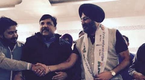 Punjab Ex-CM Surjit Singh Barnala's son joins AAP - The Indian Express