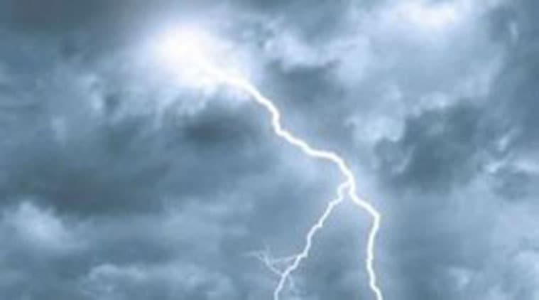 lightning strikes, chhatisgarh lightning strike, rains in chhatisgarh, weather news, weather today, temperature today, 