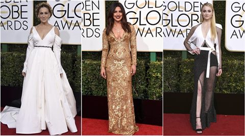 From Priyanka Chopra to Sophie Turner: The worst dressed celebrities at the Golden Globes 2017 - The Indian Express