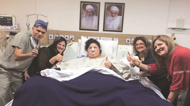 Eman Ahmed, Eman Ahmed death, Eman Ahmed surgery, Eman Ahmed mumbai treatment, Mumbai doctors on Eman Ahmed death, indian express news  