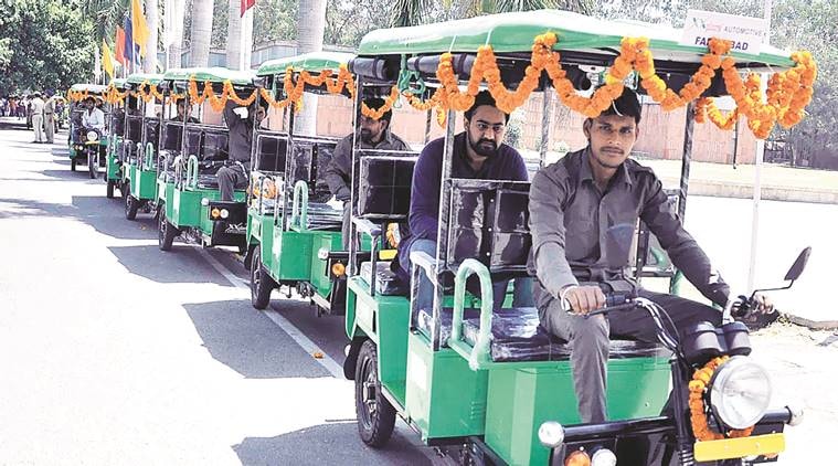 delhi e rickshaw, cycle rickshaw, delhi government, aap, delhi, latest news, indian express