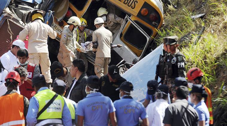 Black Sea Russia Bus accident, Bus accident in Russia, Bus accident in Black Sea Russia, World News, Indian Express News 