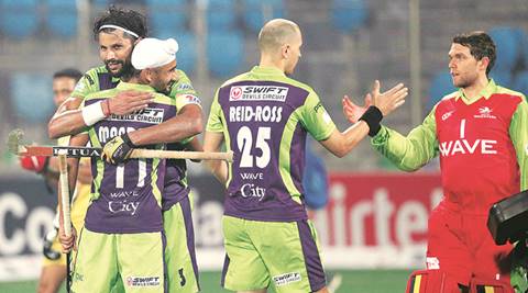 UP Wizards drown in Delhi’s goal wave, lose 8-1