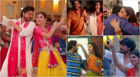 Raees song Udi Udi Jaye making: Shah Rukh Khan and Mahira Khan sweat it out to learn Garba. Watch video