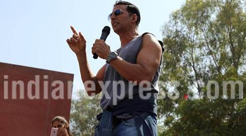 Girls should hit back if touched inappropriately : Akshay  Kumar at the promotions of Naam Shabana
