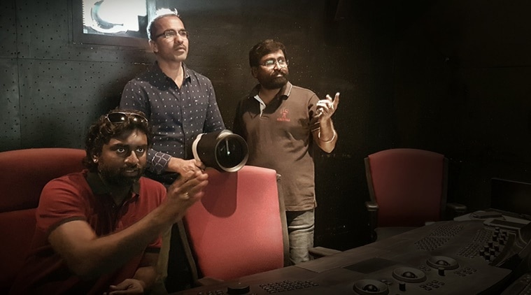 Baahubali 2 technical team working on trailer in Annapurna Studios. (Source: Twitter/DOPSenthilKumar)