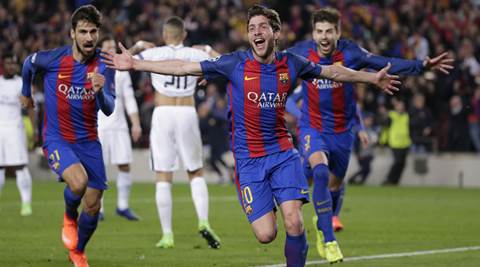 Barcelona mount 6-1 comeback to oust PSG in Champions League;  Sergi Roberto nets winner