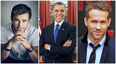 Chris Hemsworth, Barack Obama and Ryan Reynolds reveal what it ... - The Indian Express