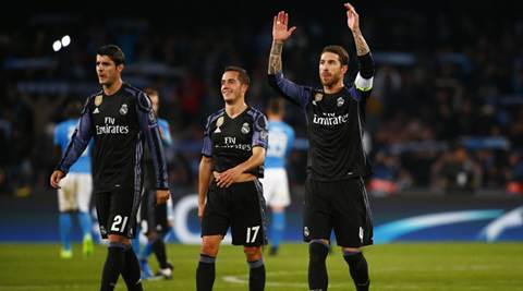 Real Madrid through to Champions League quarters after 3-1  win against Napoli