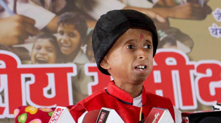 progeria, jabalpur boy, Madhya Pradesh State Commission for Protection of Child Rights, MPSCPCR, Shreyansh Waghmare, india news, indian express news