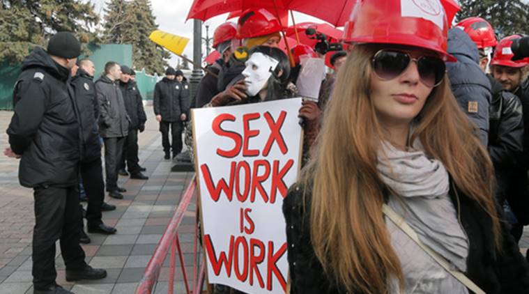 Sex Workers March In Ukraine Demanding Legalisation The Indian Express