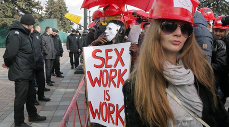 Sex Workers March In Ukraine Demanding Legalisation The Indian Express 8117