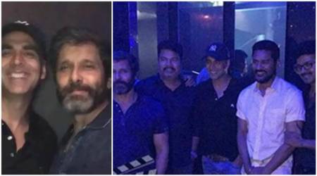 2.0 bash: Akshay Kumar, Vikram, Vijay attend event for Rajinikanth film, see pic