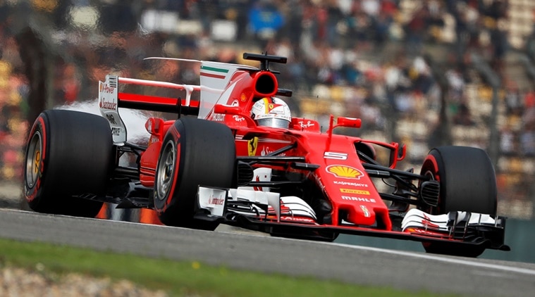 Sebastian Vettel, Sebastian Vettel Ferrari, Ferrari Sebastian Vettel, Kimi Raikkonen races, Formula one, Kimi Raikkonen, sports news, sports, Indian Express