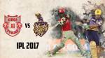 IPL 2017 Live Score KKR vs KXIP