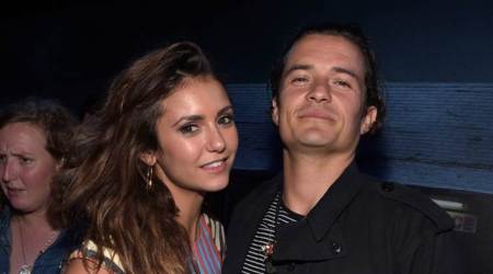 Orlando Bloom and Nina Dobrev get cosy at The Promise premiere, spark dating rumours