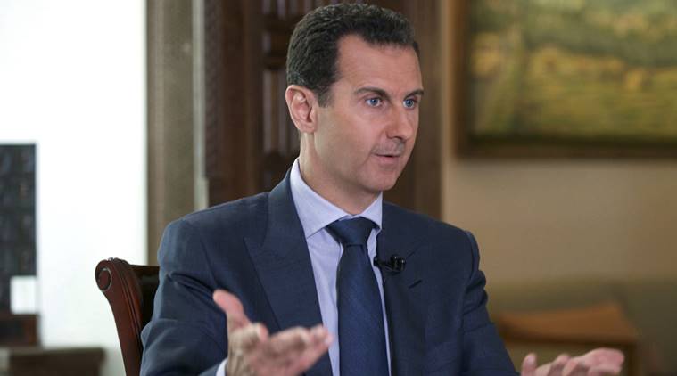 bashar assad news, syria news, world news, indian express news