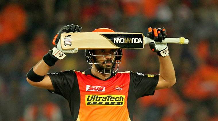 ipl 2017, ipl, ipl 10, indian premier league, srh vs rcb, rcb vs srh, bangalore vs hyderabad, hyderabad vs bangalore, sunrisers hyderabad, srh, royal challengers bangalore, rcb, yuvraj singh, cricket news, cricket, indian express