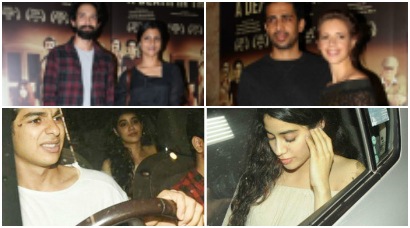 Ishaan Khattar and Jhanvi Kapoor watch Priyanka Chopra’s Baywatch together as A Death In The Gunj has a starry screening