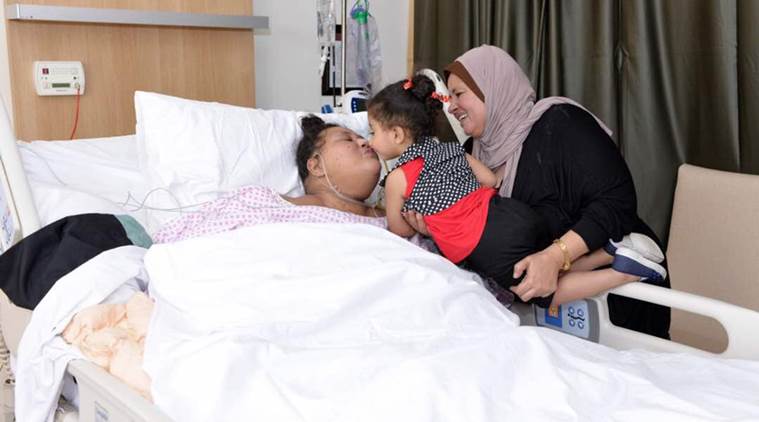 'World's heaviest woman' feeds herself for first time in 25 years